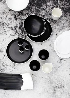 Black + White Bowls